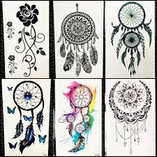 Henna dream catcher tattoo on hand. Black Henna Dreamcatcher Temporary Tattoo Sticker Women Tribal Feather Makeup Fake Tattoos Flower Waterproof Tatoo Dream Catcher Temporary Tattoos Aliexpress