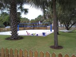 How much sand does a volleyball court need? How To Construct A Volleyball Court Volleyballusa Com Sand Volleyball Court Beach Volleyball Court Backyard Beach