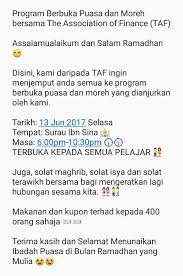 Tahun 2017 menyambut berbuka puasa dengan pertubuhan kebajikan dan pendidikan anak kesayanganku selangor di. Taf Palam On Twitter Assalamualaikum Wbt Hye Semua Taf Iftar Gathering Are Open To All So Come And Join Us This Coming Tuesday Happy Ramadan Everyone Https T Co 1ibmwjzz2b