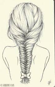 Drawing Girl Back Easy 19 Ideas How To Draw Hair How To Draw Braids Face Drawing