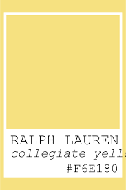Ralph Lauren Collegiate Yellow
