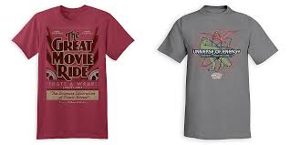 If you are a fan of movies, than this is the disney ride for you. Disney Store Selling Limited Edition Great Movie Ride And Universe Of Energy T Shirts Disney Diary
