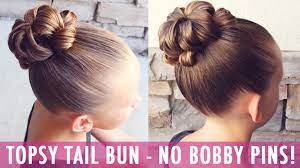 Because if you've ever tried to get it right on the first try you know that's seldom how it works out. Topsy Tail Bun No Way A Bun With No Bobby Pins Yes Please Brown Haired Bliss Cute Hair Youtube