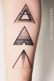 April 2012 Le Moustache Tattoo Parlour Geometric Tattoo Tattoos Geometric Triangle Tattoo