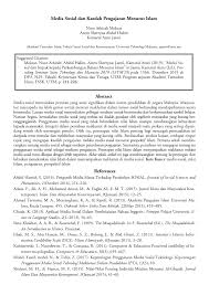 Hal ini demikian kerana, terdapat banyak kes penipuan yang berlaku terutamanya dalam kalangan remaja perempuan. Pdf Aplikasi Media Sosial Dalam Pembelajaran Bahasa Inggeriss Persepsi Pelajar Universiti Is Sues In Language Studies