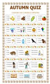 I had a benign cyst removed from my throat 7 years ago and this triggered my burni. Autumn Quiz Esl Worksheet By Lupiscasu