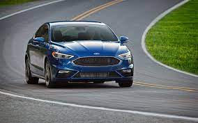 Download Wallpapers Ford Fusion Sport 4k 2017 Cars Road Ford Besthqwallpapers Com Ford Fusion Auto Ford