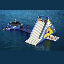 In this guide, we delve into the best inflatable slides for a pontoon boat. Sea Lake Inflatable Floating Water Park Trampoline Triangle Water Slide For Adults And Children Buy At The Price Of 2 000 00 In Alibaba Com Imall Com