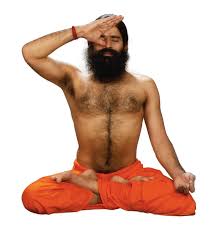 Yoga Guru Swami Ramdev While Pranayama Anulom Vilom Ramdev Yoga Yoga Guru Yoga School