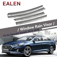 The 2015 hyundai sonata is ranked #3 in 2015 affordable midsize cars by u.s. Ealen For Hyundai Sonata 2015 2016 2017 2018 Styling Vent Sun Deflectors Guard Accessories 4pcs 1set Smoke Window Rain Visor Awnings Shelters Aliexpress