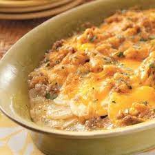 Potato Sausage Casserole Recipe Sausage Casserole Recipes Recipes Pork Sausage Recipes