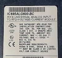 New GE FANUC IC695ALG600-BC RX3i PLC Universal Analog Input Module  (TC/RTD/V/I) | eBay