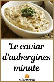 Caviar D Aubergines Minute La Recette Facile Recette Facile Recette Salade Pour Barbecue
