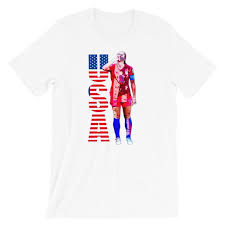 Alex Morgan Tshirt Usa Women S Soccer Short Sleeve Unisex T Shirt By Ghforlife On Etsy Usa Soccer Women Soccer Shorts Soccer Shirts