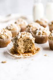 Glazed Coffee Cake Muffins Browned Butter Blondie Recipe Coffee Cake Coffee Cake Muffins Fun Desserts