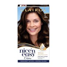 From highlighted dark brown hair to deep, rich raven shades, there's a shade of dark brown that goes with every skin tone. Clairol Nice N Easy Hair Dye 4 Dark Brown