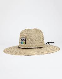 Billabong Patches Mens Lifeguard Straw Hat Natur Mahtapat Lifeguard Hat Hats Straw Hat
