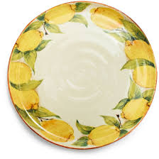 Lemon Collection Dinner Plate Lemon Kitchen Decor Lemon Decor Lemon Kitchen
