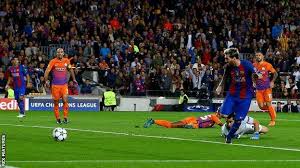 Regardez l'évènement ligue des champions: Barcelona 4 0 Manchester City Bbc Sport