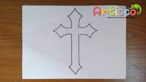 There is also a coloring section contains lots of coloring pages for kids. How To Draw A Cross Step By Step Youtube