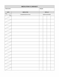 medication flow sheet the information contained on this