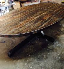 Extra Large Custom Butcher Block Strip Oval Wood Dining Table Etsy In 2020 Oval Wood Dining Table Dining Table Wood Table Diy