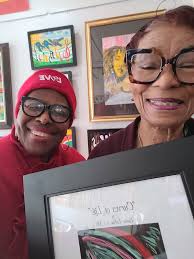 VALUE OF FRIENDSHIP... I was delighted to present to my friend and Mentor  of 35years, Dr. Jay Macklin, my Art and Poem " CURVES OF LIFE." Jay Macklin  was the inspiration behind