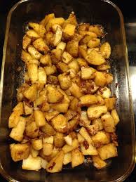 It takes about 20 minutes total. Oven Roasted Lipton Onion Potatoes Diced Potatoes 1 3 Cup Veg Oil Or Olive Oil Lipton Onion Soup Mix Coat Potatoes Well I Us Recipes Cooking Recipes Food