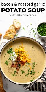 Creamy Roasted Potato Soup Recipe In 2020 Potato Soup Family Dinner Recipes Soup Recipes