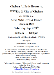 Scrap it up font download for windows or mac os. April 24 Scrap Metal Drive And County Clean Up Day Chelsea Update Chelsea Michigan News