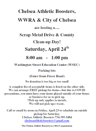 April 24 Scrap Metal Drive And County Clean Up Day Chelsea Update Chelsea Michigan News