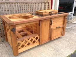 Grill Table Cabinets W Yeti Cooler Drawer Custom Built Etsy Built In Gas Grills Outdoor Kitchen Design Grill Table
