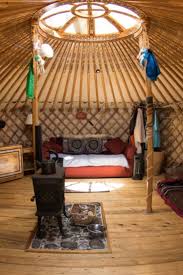 Mongolia Yurt Interior Design Yurt Ger Nomad Interior Design Stove Yurt Interior Yurt Yurt Living