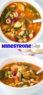 Olive Garden Minestrone Soup Make The Classic Minestrone Soup At Home This Soup Is Made All Olive Garden Minestrone Soup Minestrone Soup Best Soup Recipes