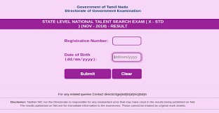 A link is available for online payment which leads to another web portal. Ntse Tamil Nadu Result 2019 Released