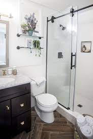 I got a clean designer look for less in my bathroom remodel on a budget. This Bathroom Renovation Tip Will Save You Time And Money Small Bathroom Renovations Bathroom Makeover Bathroom Remodel Master