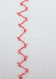 100 Stitches - Zig-Zag Coral Stitch | Embroidery Stitches Tutorial, Stitch,  Embroidery Stitches