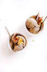 Earl Grey Fig Ice Cream Kale Caramel Recipe Frozen Desserts Ice Cream Recipes Food
