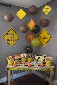 Theme 2nd Birthday Party Ideas For Boys Construction Themed 2nd Birthday Construction Birthday Parties Boy Birthday Parties Construction Theme Party