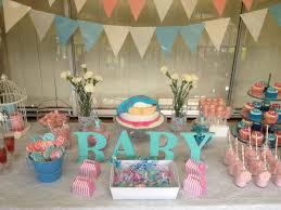 Baby Shower Unknown Gender Pink Blue Blue Baby Shower Baby Shower Themes Baby Shower Decorations