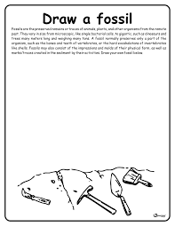 100% free coloring page of fossil. Natural History Coloring Sheets New Mexico Museum Of Natural History Science