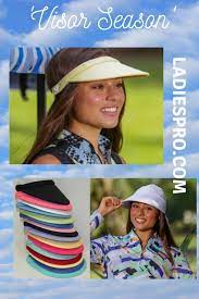 Kate Lord Lite 3 5 Brim Visor No Headache Coil 16 Colors Ladies Golf Visors Ladies Golf Clothes Golf Outfits Women
