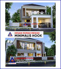 Hal yang harus diperhatikan pada rumah kait ini adalah penataan kamar tidur. Desain Rumah Minimalis Hook 2 Lantai Ukuran Lahan 20x14 Meter