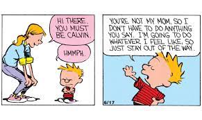 Babysitter calvin and hobbes