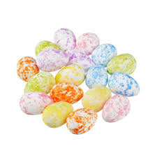 Ozdabiając jajko razem z dziećmi, które mogą np. Jajeczka Styropianowe Male Na Wielkanoc Nakrapiane Kolorowe 18 Sztuk