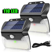 China 110 Led Solar Lights Outdoor Wireless Solar Powered Motion Sensor Light Usb Charge 3 Lighting Modes Waterproof For Garden Wall China Solar Light Solar Lamp