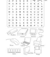 Usa daily crossword fans are in luck—there's a nearly inexhaustible supply of crossword puzzles online, and most of them are free. Abra Official School Grade 3 Computer Word Search Puzzle Computer Parts Facebook