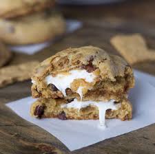 Marshmallow Stuffed S Mores Cookies Recipe Desserts Cookie Recipes Food