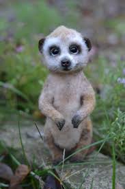 Meerkat Needle Felted Realistic Animals Wool Felting Meerkats Etsy Felt Animals Needle Felted Animals Felt Animal Patterns