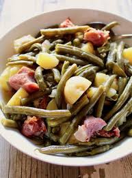 Country Green Beans And Potatoes With Ham In The Pressure Cooker Fast And Easy Way To Get Tender Green Bea Ham And Green Beans Pot Recipes Instant Pot Recipes